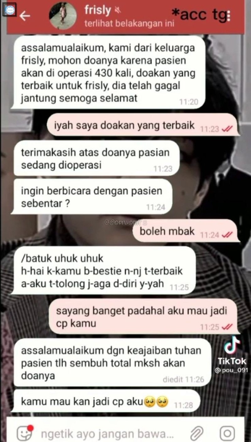 Kumpulan chat cringe lucu