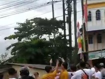 Viral Peserta Lomba Gerak Jalan di Tanjungpinang Baku Hantam