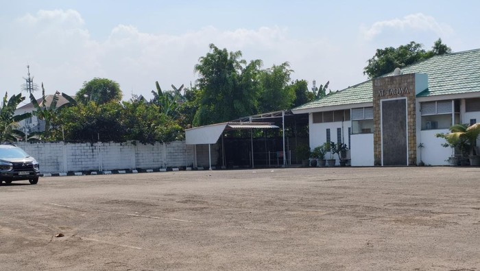 Parkiran supermarket di Jakarta Timur, tempat Ilham diculik sebelum ditemukan tewas.