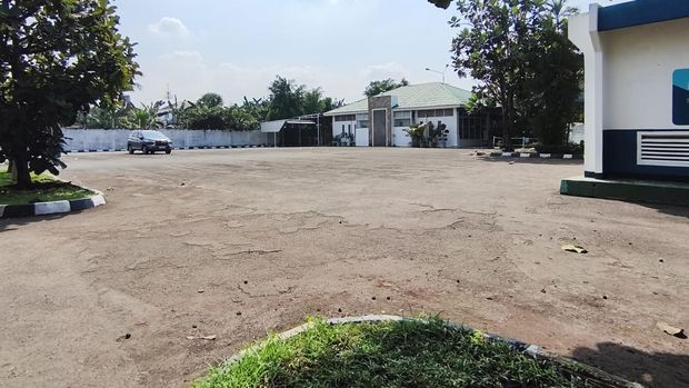 Parkiran supermarket di Jakarta Timur, tempat Ilham diculik sebelum ditemukan tewas.