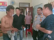 Mat Sari Diamuk Massa Usai Kepergok Curi Motor di OKI