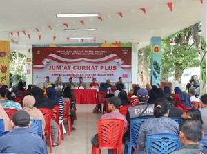 Polisi Gelar Jumat Curhat Plus di Menteng, Ada Bazar Murah-Perpanjang SIM