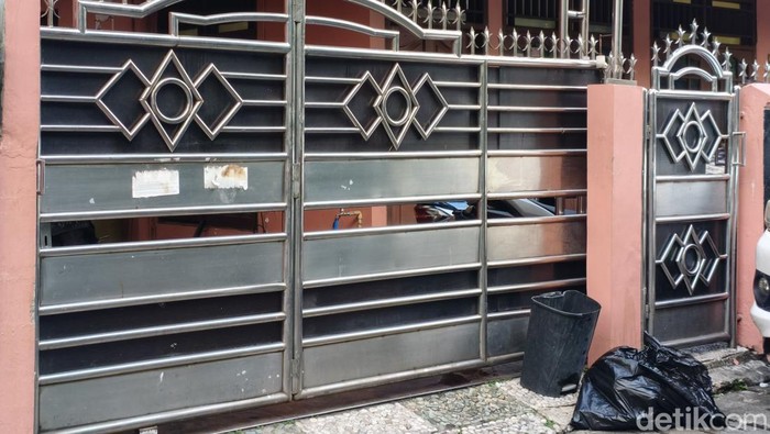 Rumah yang ditinggali para penculik Kacab Bank di Jakarta (Kurniawan Fadilah/detikcom)