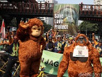 Aktivis dan Komunitas Sepeda Ajak Publik Selamatkan Orangutan