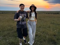 Sweet! Anya Geraldine Beri Kejutan Untuk Tora Widjaja di Kenya