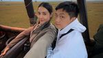 Gaya Anya Geraldine Minum Champagne dan English Breakfast di Kenya