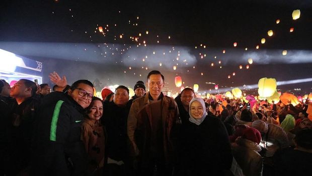 Berbgai macam aktiviitas AHY di Dieng, Wonosobo saat Cieng Culture Festival 2025