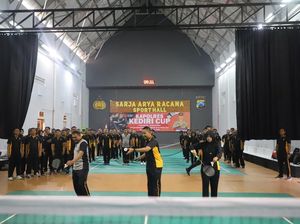 34 Regu Siap Adu Smash! Kapolres Kediri Cup 2025 Resmi Bergulir
