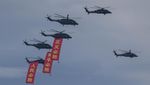 Langit Beijing Dipenuhi Jet Tempur J-15 dan KJ-600 Saat Gladi Resik Parade Militer