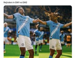 Meme Kocak City Dilibas Spurs, Reijnders Disorot