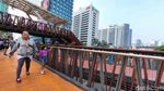 Minggu Pagi Meriah, CFD Sudirman Dipadati Warga Berolahraga