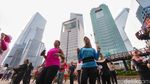 Minggu Pagi Meriah, CFD Sudirman Dipadati Warga Berolahraga