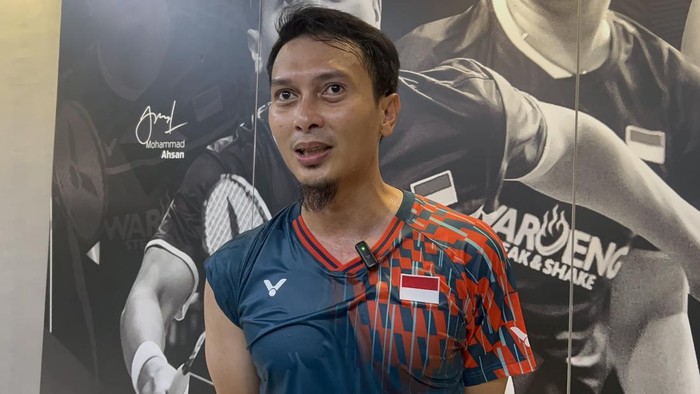 Mohammad Ahsan ditemui di the Daddies Arena, Tangerang, Banten pada Minggu (24/8/2025).
