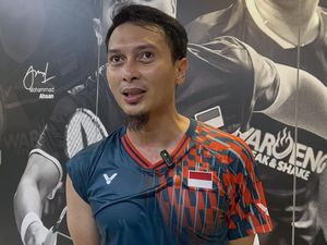 Pesan Ahsan buat Tim Indonesia di Kejuaraan Dunia 2025: Enjoy saja!