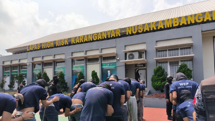 Napi high risk dipindahkan ke Lapas Nusakambangan