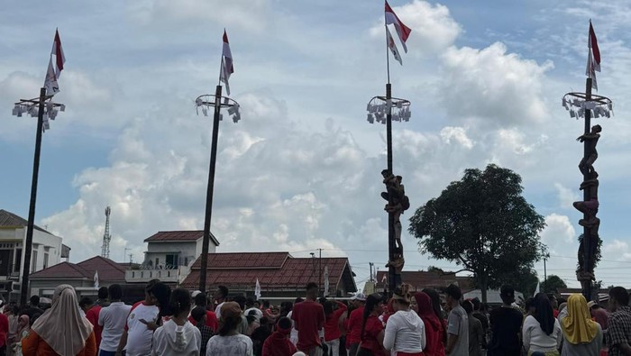 Partai Gerindra Sumut menggelar pesta rakyat dalam rangka HUT ke-80 Republik Indonesia. (dok. Istimewa)