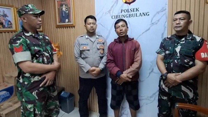 Pria bernama Toni alias TN merekayasa dirinya telah menjadi korban begal di Jl Raya Galuga, Cibungbulang Kabupaten Bogor, hingga viral di media sosial. (dok. Polsek Cibungbulan)