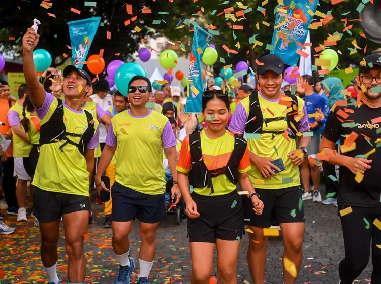 Ribuan Pelari Ikuti Community Run Jelang Wondr ITB Ultra Marathon