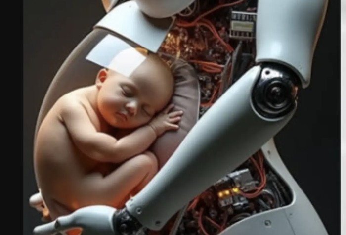 Robot mengandung