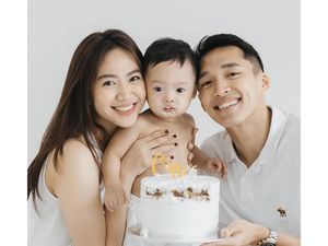 Gemas! Shanju Eks JKT48 dan Jonatan Christie Rayakan Ultah ke-1 Anak