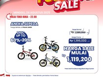 Diobral! Beli Sepeda di Transmart Full Day Sale Jadi Semurah Ini