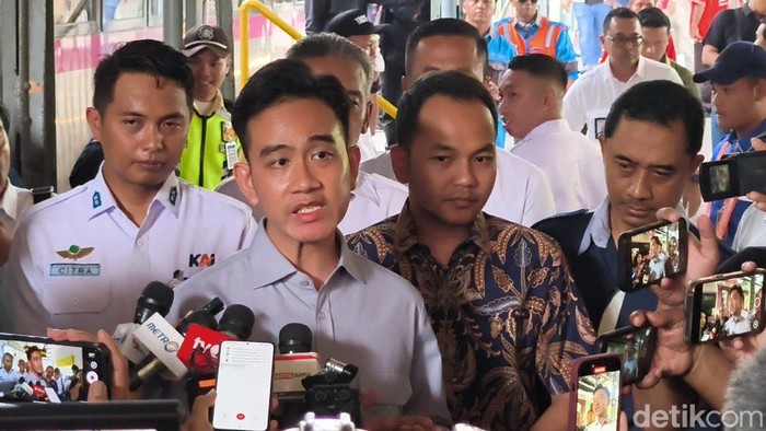 Wakil Presiden Republik Indonesia (RI), Gibran Rakabuming Raka, saat ditemui di Stasiun Solo Balapan, Minggu (24/8/2025).