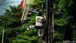 CCTV Dirusak Saat Ricuh Demo di Pejompongan