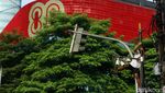 CCTV Dirusak Saat Ricuh Demo di Pejompongan