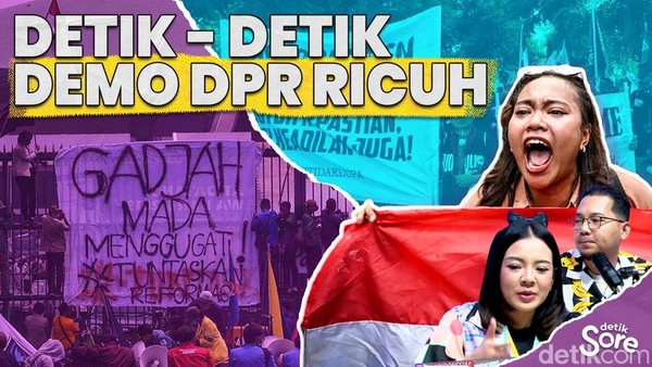 Video: Demo di DPR Ricuh Jalur Kendaraan Dialihkan, KRL Terganggu