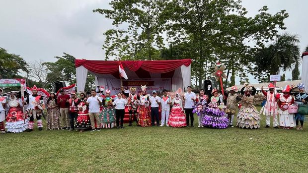 Dok PT IKPP Perawang Mill usai lomba (Foto: Istimewa)