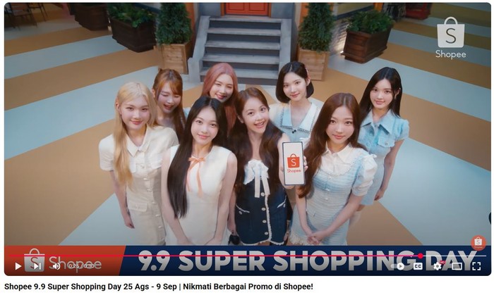 Hearts2Hearts kembali menjadi sorotan melalui penampilan yang memukau dalam iklan Shopee 9.9 Super Shopping Day.