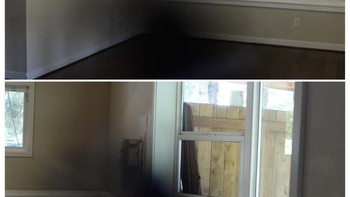 Dalam proses membeli rumah. Saat ibunya memotret seluruh bagian rumah, ada dark spot yang selalu terlihat di foto. Kebetulan? Foto: Reddit/hobob*ner