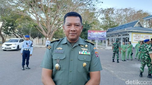 Kasrem 161/Wira Sakti Kolonel inf Riko Haryanto, saat diwawancarai detikBali di Kupang.