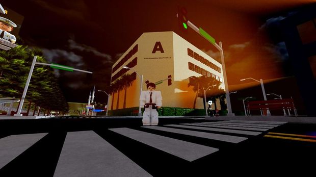 Kota Banjarmasin dibangun dalam roblox.
