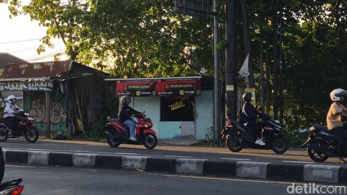 Lokasi penangkapan 3 aktor intelektual pembunuhan kacab bank di Jalan Ahmad Yani, Kecamatan Kartasura, Kabupaten Sukoharjo, Senin (25/8/2025).
