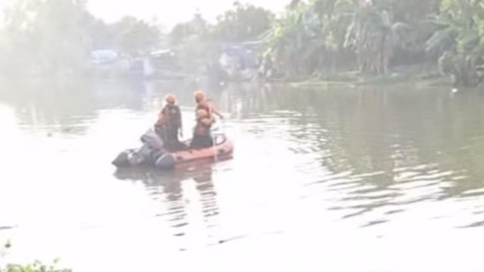 Lokasi tenggelamnya kakek saat buang air besar di sungai sekitar Jalan Joyoboyo.