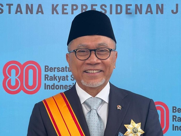 Menko Pangan Zulkifli Hasan (Zulhas) termasuk salah satu tokoh yang mendapat gelar Tanda kehormatan.