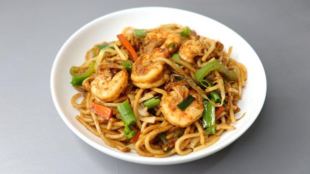 resep mie goreng udang ala China