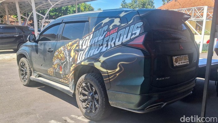 Mobil Pajero Sport yang dicuri anaknya sendiri di Bondowoso