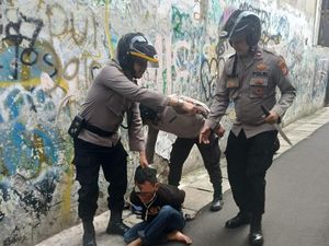 Petantang-petenteng Bawa Golok, Pria di Johar Ditangkap Polisi