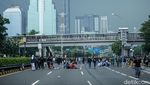 Potret Tol Dalkot Lumpuh Imbas Demo DPR