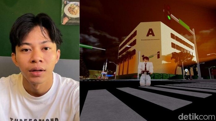 Rayhan Azhar, kreator roblox Kota Banjarmasin.