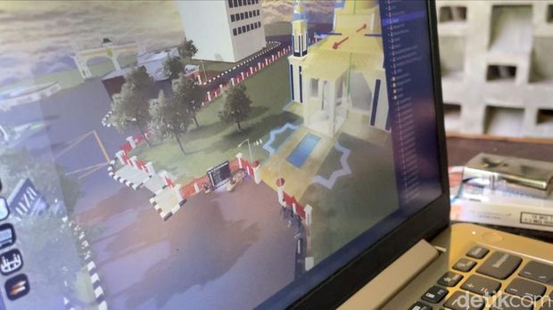 Roblox Kota Banjarmasin karya Rayhan Azhar.