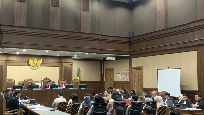 Sidang kasus investasi fiktif dengan terdakwa mantan Dirut Taspen, 25 Agustus 2025 (Mulia/detikcom)