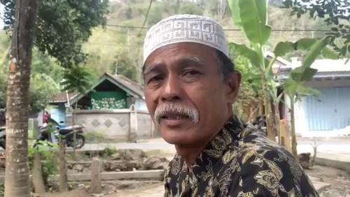 Siun, saat ditemui di rumahnya di Dusun Nyiur Lembang, Desa Jembatan Gantung, Kecamatan Gerung, Lombok Barat.