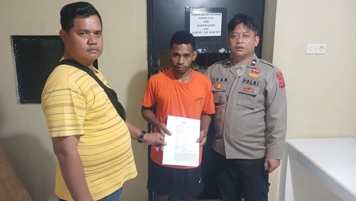 Tersangka penikaman remaja di Kota Tual ditangkap.