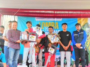 Meriah! Lomba Mancing HUT RI di Kali Spait Pekalongan Berhadiah Motor