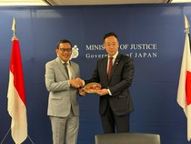 Menteri P2MI & Menteri Kehakiman Jepang Bahas Kuota PMI-Pelatihan Bahasa