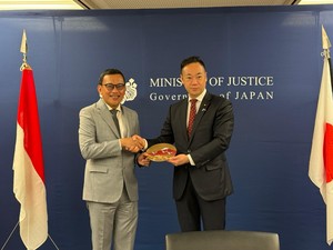 Menteri P2MI & Menteri Kehakiman Jepang Bahas Kuota PMI-Pelatihan Bahasa