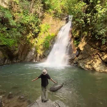 Air Terjun Haratai Kalimantan Selatan.